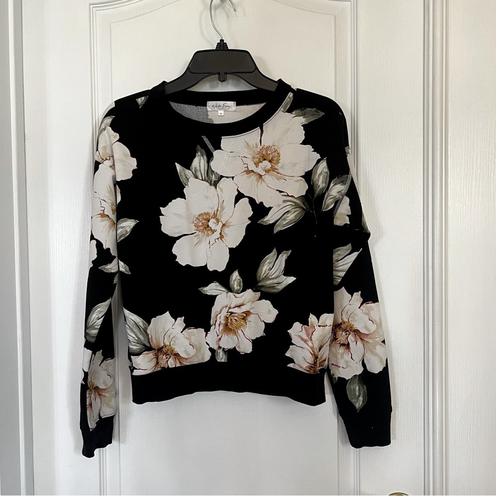 Floral sweater